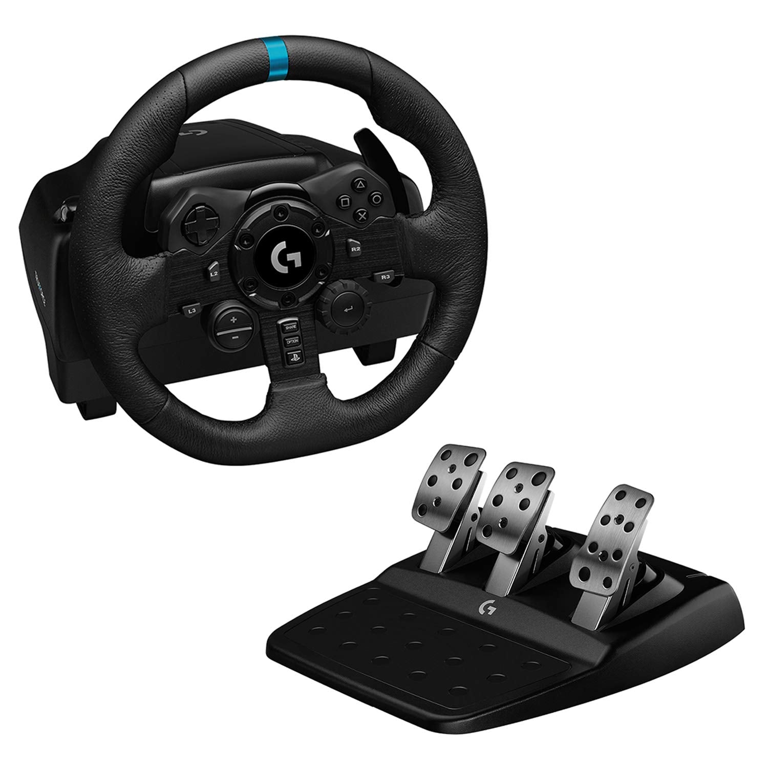 Logitech G923 Racing Wheel and Pedals for PS5, PS4 and PC Logitech G923 Racing Wheel and Pedals for PS5, PS4 and PC